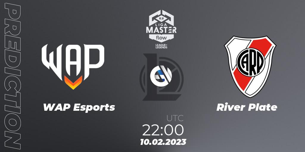 WAP Esports vs River Plate: Match Prediction. 10.02.2023 at 22:00, LoL, Liga Master Opening 2023 - Group Stage