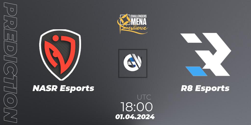 NASR Esports vs R8 Esports: Match Prediction. 01.04.2024 at 18:00, VALORANT, VALORANT Challengers 2024 MENA: Resilience Split 1 - Levant and North Africa