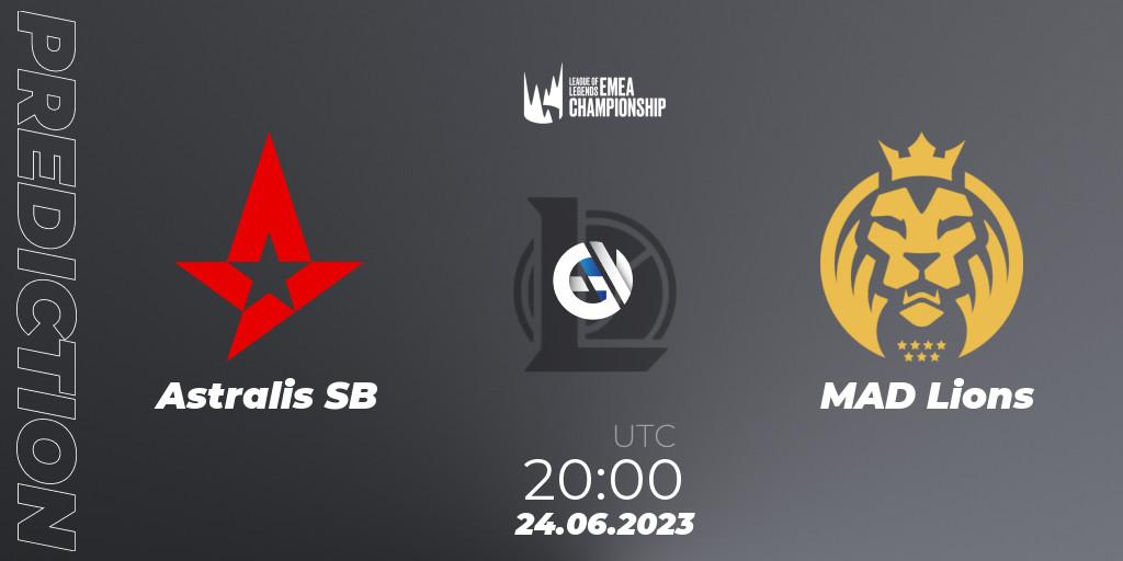Astralis SB vs MAD Lions: Match Prediction. 24.06.23, LoL, LEC Summer 2023 - Regular Season