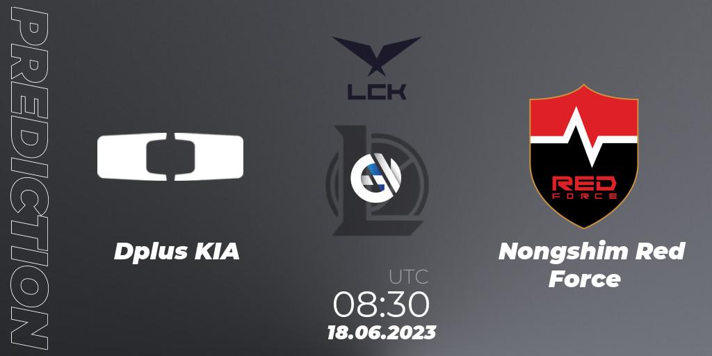 Dplus KIA vs Nongshim Red Force: Match Prediction. 18.06.23, LoL, LCK Summer 2023 Regular Season