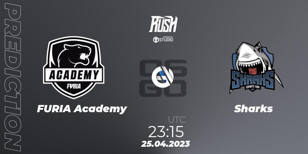 FURIA Academy vs Sharks: Match Prediction. 25.04.2023 at 23:15, Counter-Strike (CS2), TG Rush Autumn 2023
