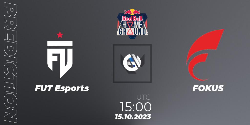 FUT Esports vs FOKUS: Match Prediction. 15.10.23, VALORANT, Red Bull Home Ground #4 - EMEA Qualifier