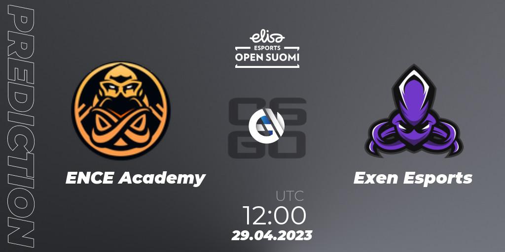 ENCE Academy vs Exen Esports: Match Prediction. 29.04.23, CS2 (CS:GO), Elisa Open Suomi Season 5