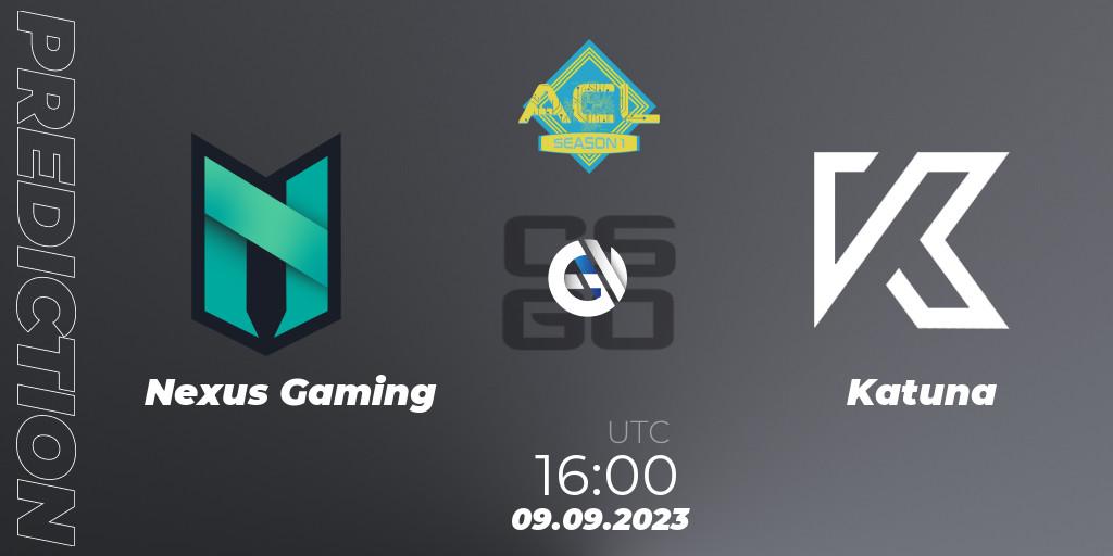 Nexus Gaming vs Katuna: Match Prediction. 09.09.23, CS2 (CS:GO), Arena Cyberclub League Season 1