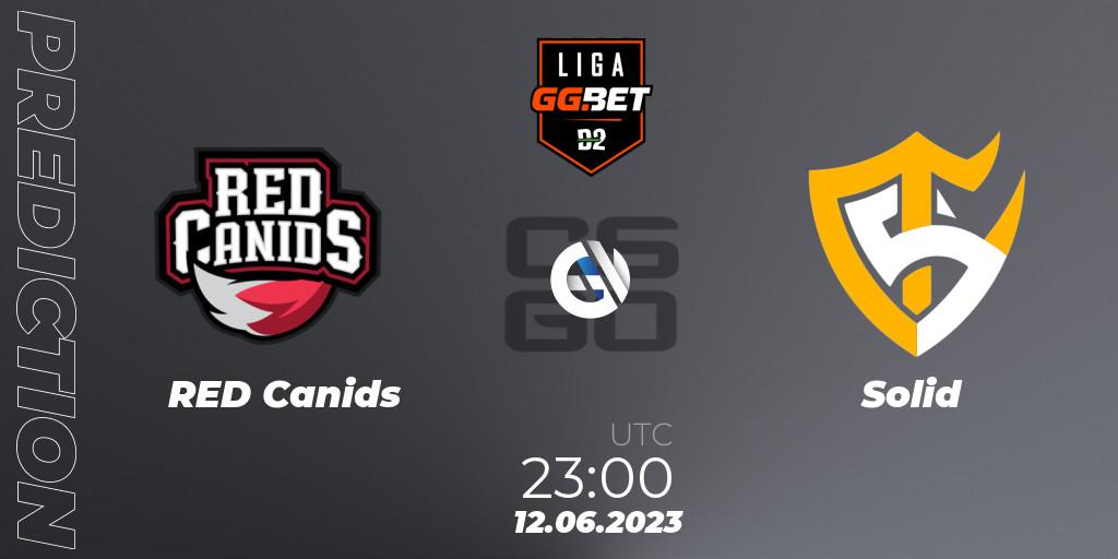 RED Canids vs Solid: Match Prediction. 12.06.23, CS2 (CS:GO), Dust2 Brasil Liga Season 1