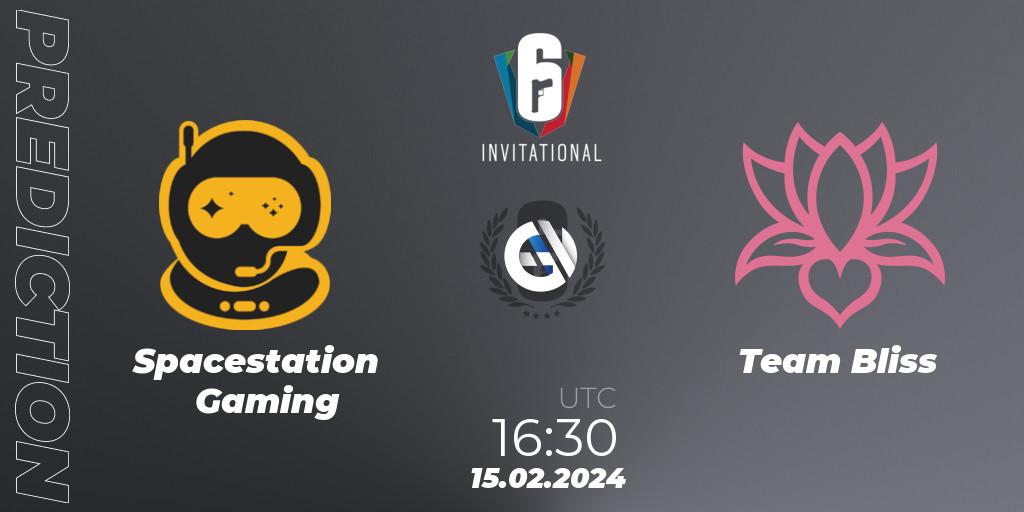 Spacestation Gaming vs Team Bliss: Match Prediction. 15.02.24, Rainbow Six, Six Invitational 2024 - Group Stage