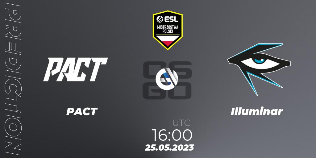 PACT vs Illuminar: Match Prediction. 25.05.23, CS2 (CS:GO), ESL Mistrzostwa Polski Spring 2023