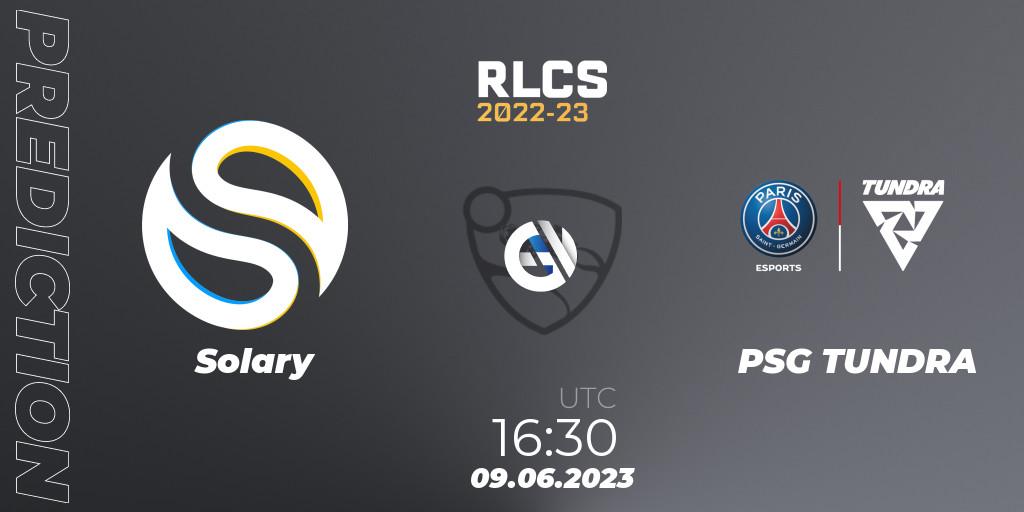 Solary vs PSG TUNDRA: Match Prediction. 09.06.2023 at 16:30, Rocket League, RLCS 2022-23 - Spring: Europe Regional 3 - Spring Invitational