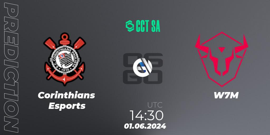 Corinthians Esports vs W7M: Match Prediction. 01.06.2024 at 14:30, Counter-Strike (CS2), CCT Season 2 South America Series 1
