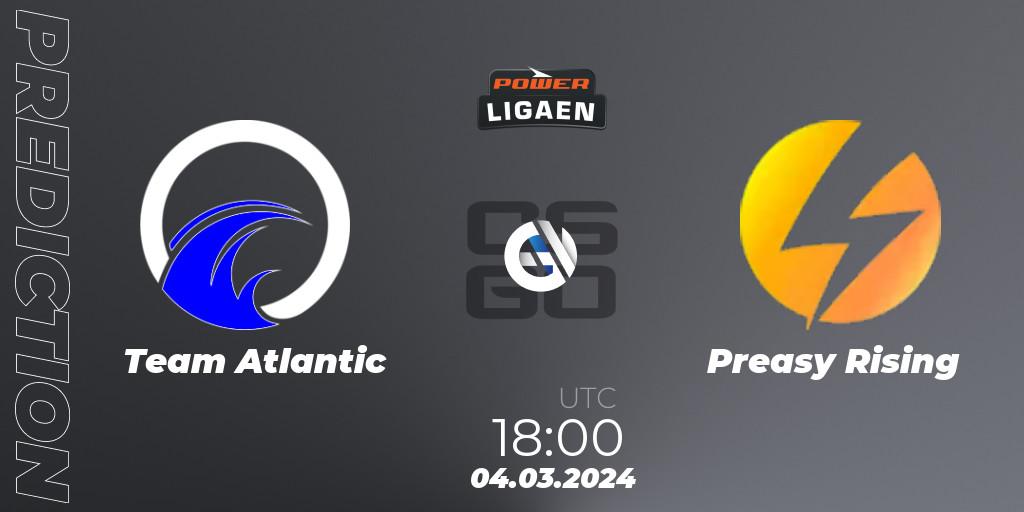 Team Atlantic vs Preasy Rising: Match Prediction. 06.03.24, CS2 (CS:GO), Dust2.dk Ligaen Season 25