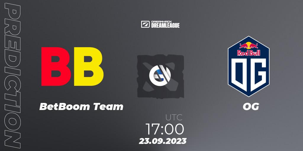 BetBoom Team vs OG: Match Prediction. 23.09.23, Dota 2, DreamLeague Season 21
