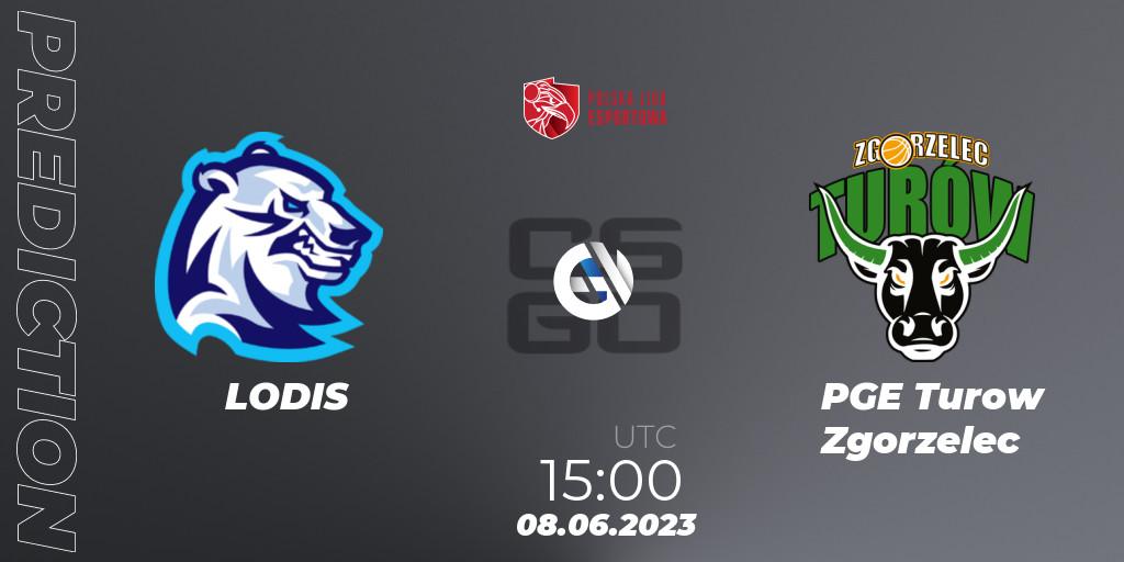 LODIS vs PGE Turow Zgorzelec: Match Prediction. 08.06.2023 at 15:00, Counter-Strike (CS2), Polish Esports League 2023 Split 2