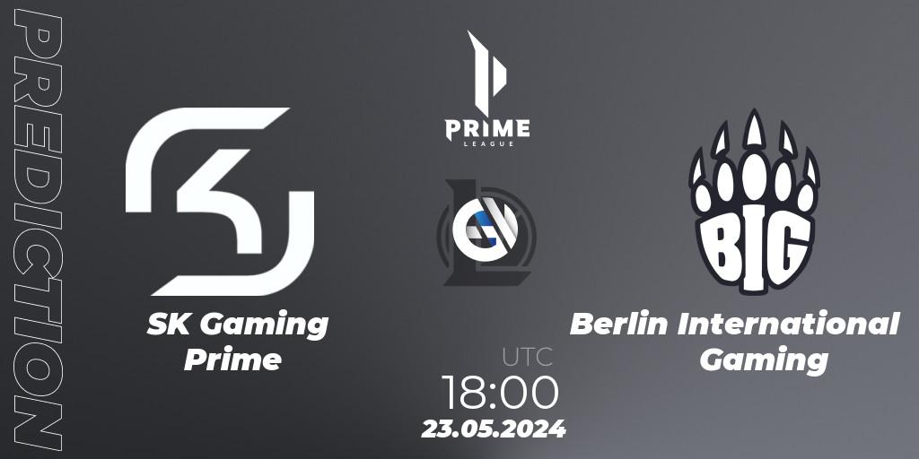SK Gaming Prime vs Berlin International Gaming: Match Prediction. 23.05.2024 at 18:00, LoL, Prime League Summer 2024