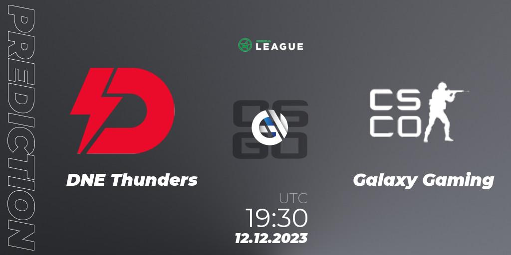 DNE Thunders vs Galaxy Gaming: Match Prediction. 12.12.2023 at 17:00, Counter-Strike (CS2), ESEA Season 47: Intermediate Division - Europe