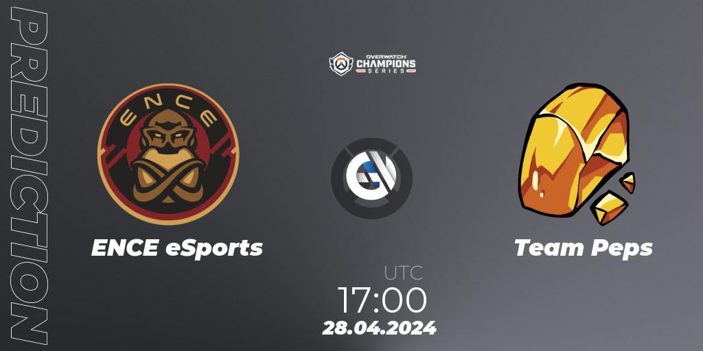 ENCE eSports vs Team Peps: Match Prediction. 28.04.2024 at 17:00, Overwatch, Overwatch Champions Series 2024 - EMEA Stage 2 Main Event
