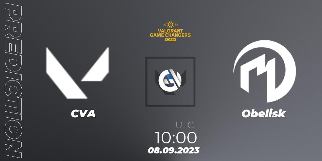 CVA vs Obelisk: Match Prediction. 08.09.2023 at 10:00, VALORANT, VCT 2023: Game Changers Korea Stage 2