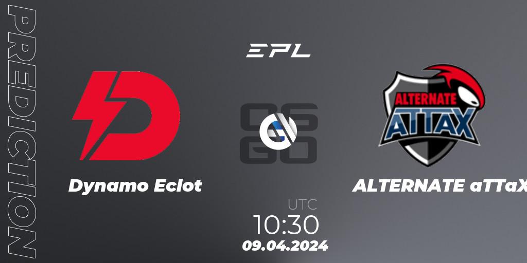 Dynamo Eclot vs ALTERNATE aTTaX: Match Prediction. 09.04.24, CS2 (CS:GO), European Pro League Season 15