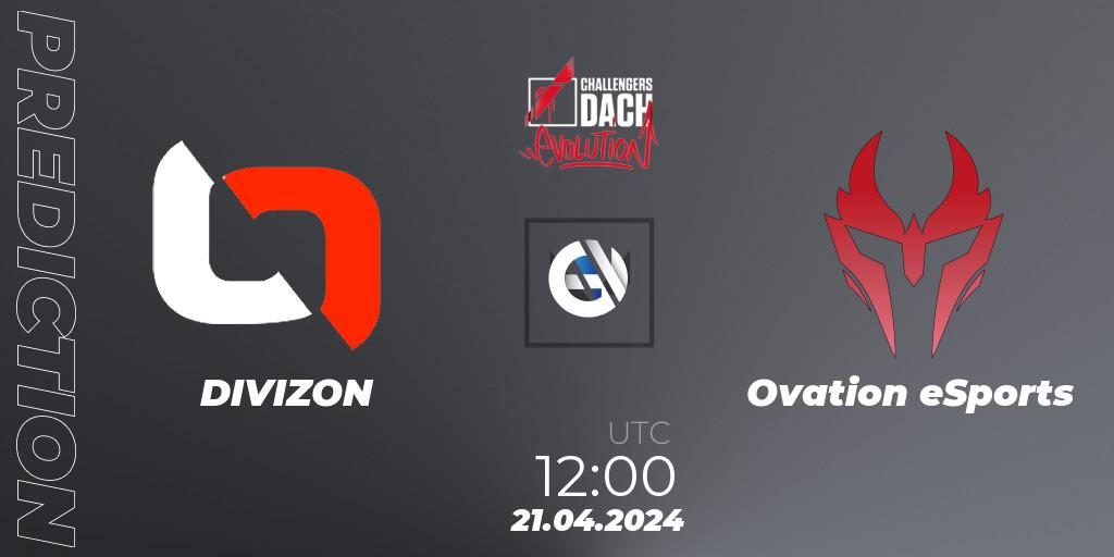 DIVIZON vs Ovation eSports: Match Prediction. 21.04.24, VALORANT, VALORANT Challengers 2024 DACH: Evolution Split 1