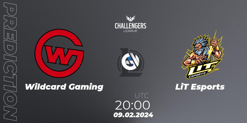 Wildcard Gaming vs LiT Esports: Match Prediction. 09.02.24, LoL, NACL 2024 Spring - Group Stage