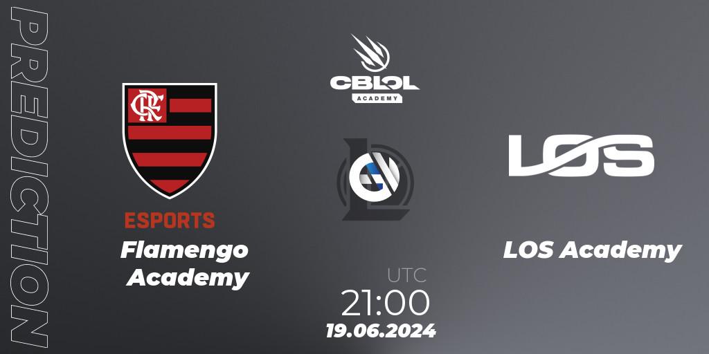 Flamengo Academy vs LOS Academy: Match Prediction. 19.06.2024 at 21:00, LoL, CBLOL Academy 2024