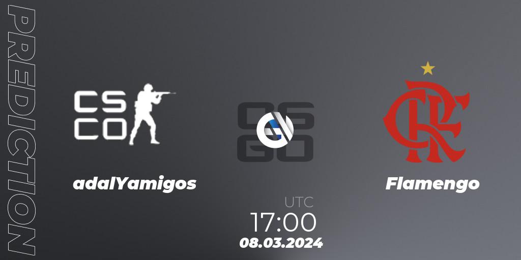 adalYamigos vs Flamengo: Match Prediction. 08.03.24, CS2 (CS:GO), RES Latin American Series #2