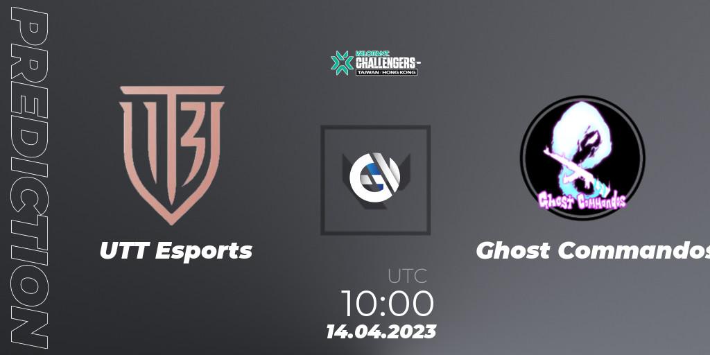 UTT Esports vs Ghost Commandos: Match Prediction. 14.04.2023 at 10:00, VALORANT, VALORANT Challengers 2023: Hong Kong & Taiwan Split 2 - Group stage