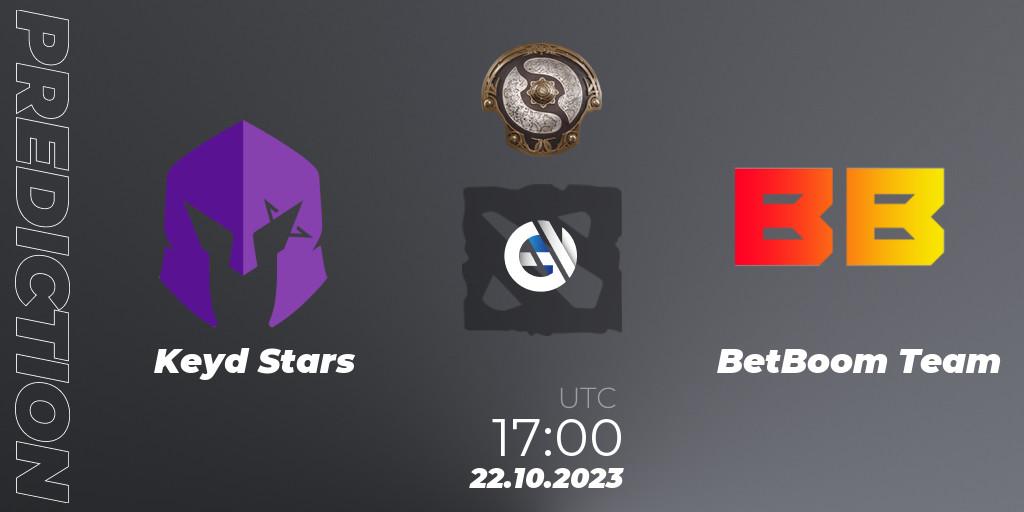 Keyd Stars vs BetBoom Team: Match Prediction. 22.10.23, Dota 2, The International 2023