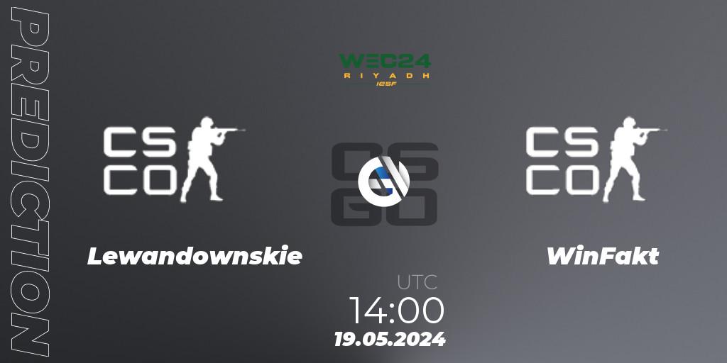 Lewandownskie vs WinFakt: Match Prediction. 19.05.2024 at 14:00, Counter-Strike (CS2), IESF World Esports Championship 2024: Kazakh Qualifier