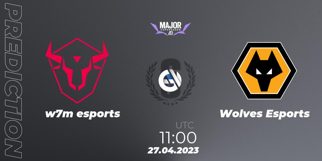 w7m esports vs Wolves Esports: Match Prediction. 27.04.2023 at 11:00, Rainbow Six, BLAST R6 Major Copenhagen 2023