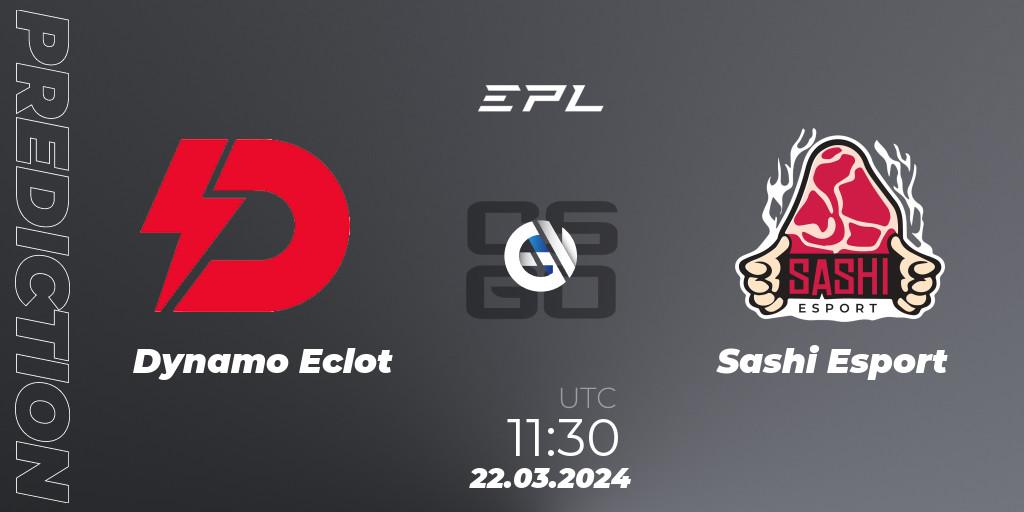 Dynamo Eclot vs Sashi Esport: Match Prediction. 22.03.24, CS2 (CS:GO), European Pro League Season 16: Division 2