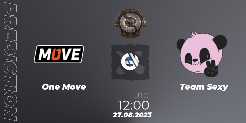 One Move vs Team Sexy: Match Prediction. 22.08.23, Dota 2, The International 2023 - Eastern Europe Qualifier