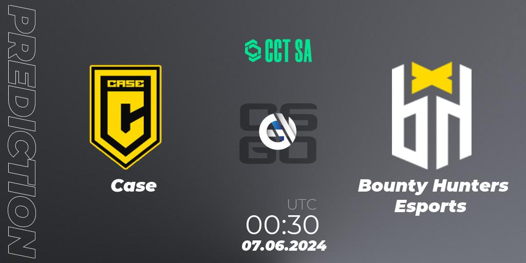 Case vs Bounty Hunters Esports: Match Prediction. 07.06.2024 at 00:30, Counter-Strike (CS2), CCT Season 2 South America Series 1
