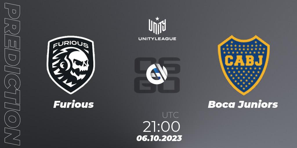 Furious vs Boca Juniors: Match Prediction. 06.10.23, CS2 (CS:GO), LVP Unity League Argentina 2023