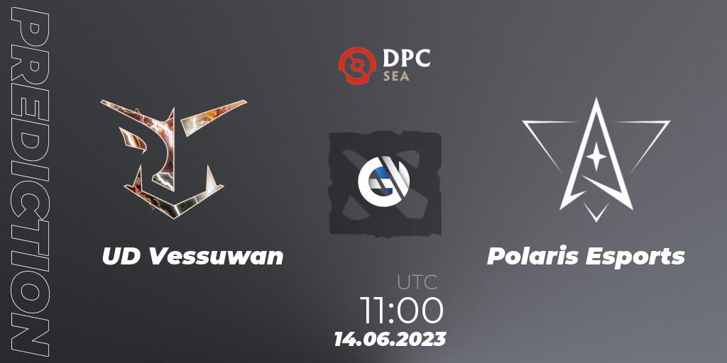 UD Vessuwan vs Polaris Esports: Match Prediction. 14.06.23, Dota 2, DPC 2023 Tour 3: SEA Division II (Lower)