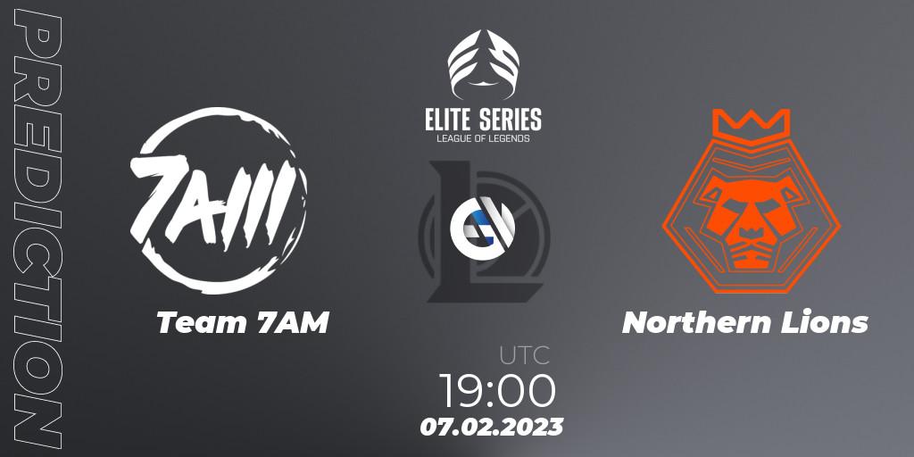 Team 7AM vs Northern Lions: Match Prediction. 07.02.2023 at 19:00, LoL, Elite Series Spring 2023 - Group Stage