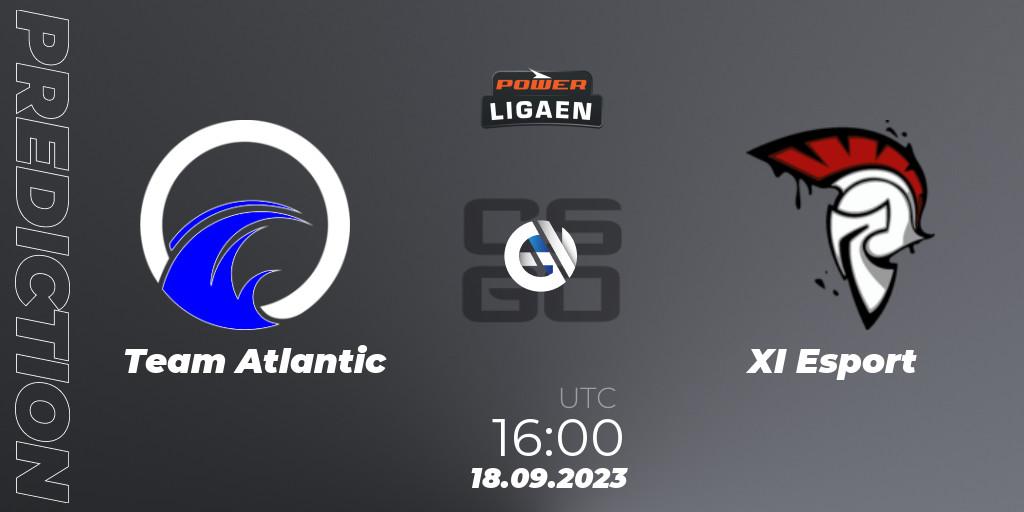 Team Atlantic vs XI Esport: Match Prediction. 18.09.2023 at 16:00, Counter-Strike (CS2), POWER Ligaen Season 24 Finals