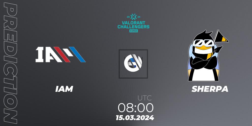 IAM vs SHERPA: Match Prediction. 15.03.24, VALORANT, VALORANT Challengers Korea 2024: Split 1