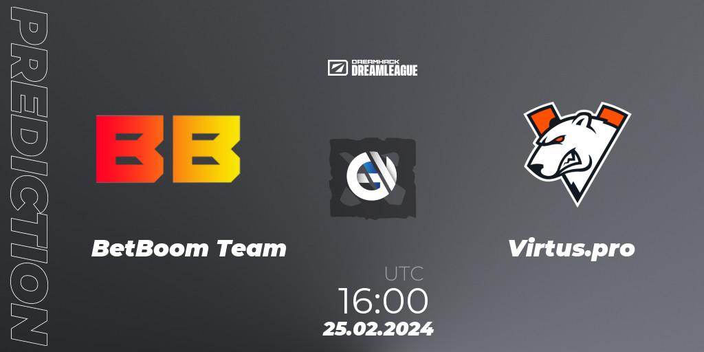 BetBoom Team vs Virtus.pro: Match Prediction. 25.02.24, Dota 2, DreamLeague Season 22