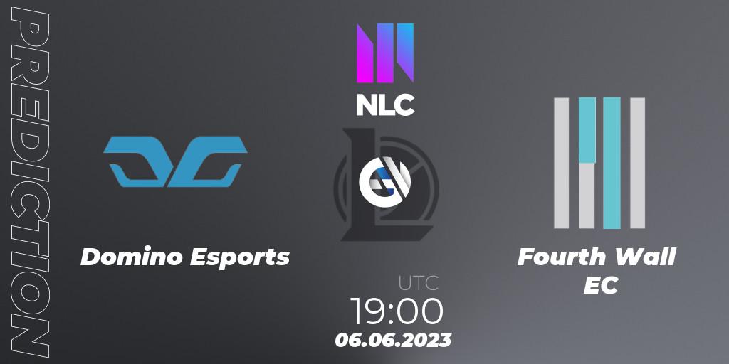 Domino Esports vs Fourth Wall EC: Match Prediction. 06.06.2023 at 19:00, LoL, NLC Summer 2023 - Group Stage