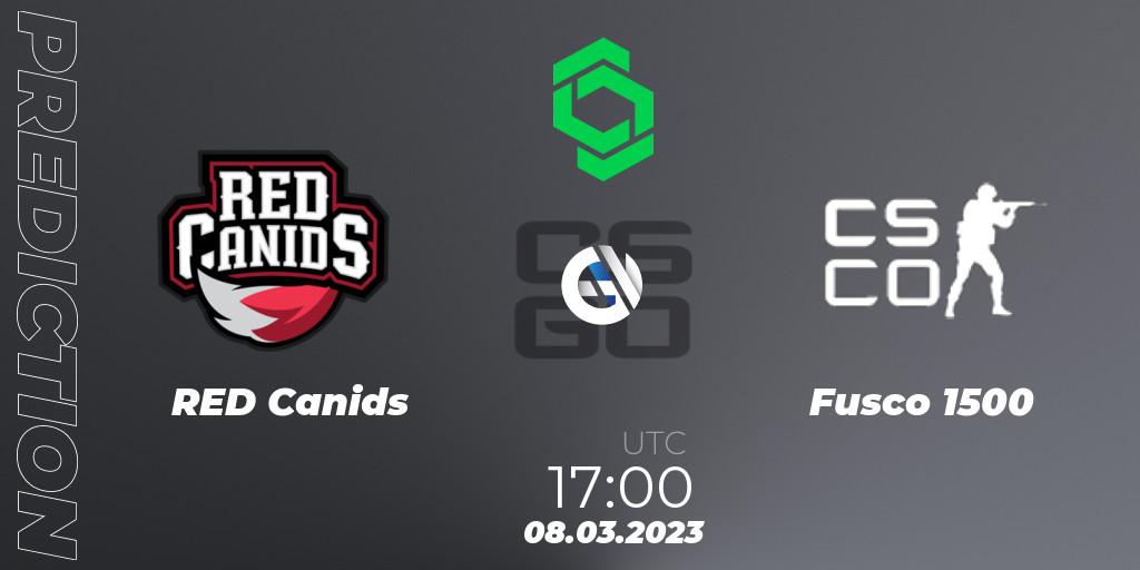 RED Canids vs Fuscão 1500: Match Prediction. 08.03.2023 at 17:00, Counter-Strike (CS2), CCT South America Series #5