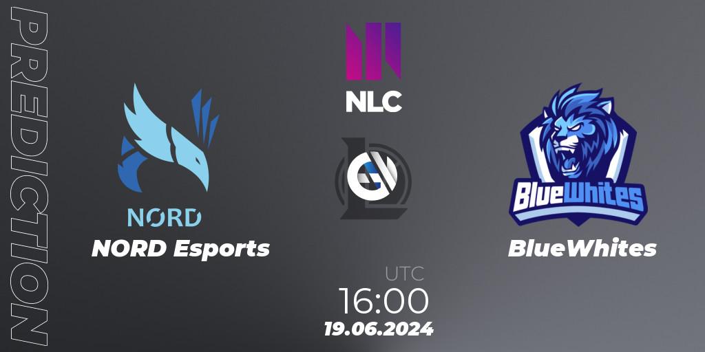 NORD Esports vs BlueWhites: Match Prediction. 19.06.2024 at 16:00, LoL, NLC 1st Division Summer 2024