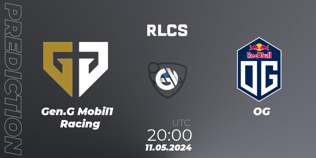 Gen.G Mobil1 Racing vs OG: Match Prediction. 11.05.2024 at 20:00, Rocket League, RLCS 2024 - Major 2: NA Open Qualifier 5