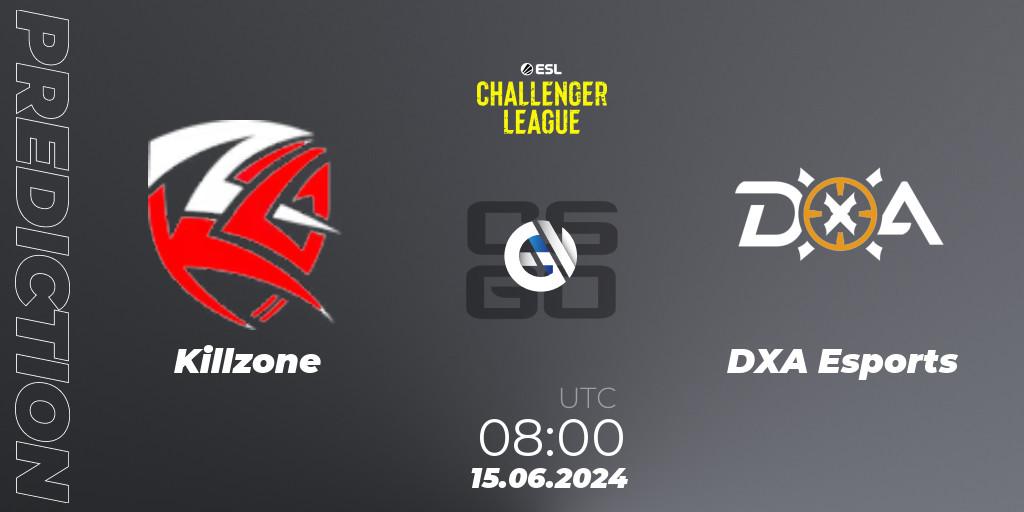 Killzone vs DXA Esports: Match Prediction. 15.06.2024 at 08:00, Counter-Strike (CS2), ESL Challenger League Season 47 Relegation: Oceania