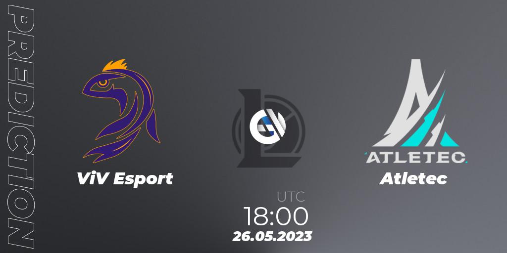 ViV Esport vs Atletec: Match Prediction. 26.05.2023 at 18:00, LoL, LFL Division 2 Summer 2023 - Group Stage