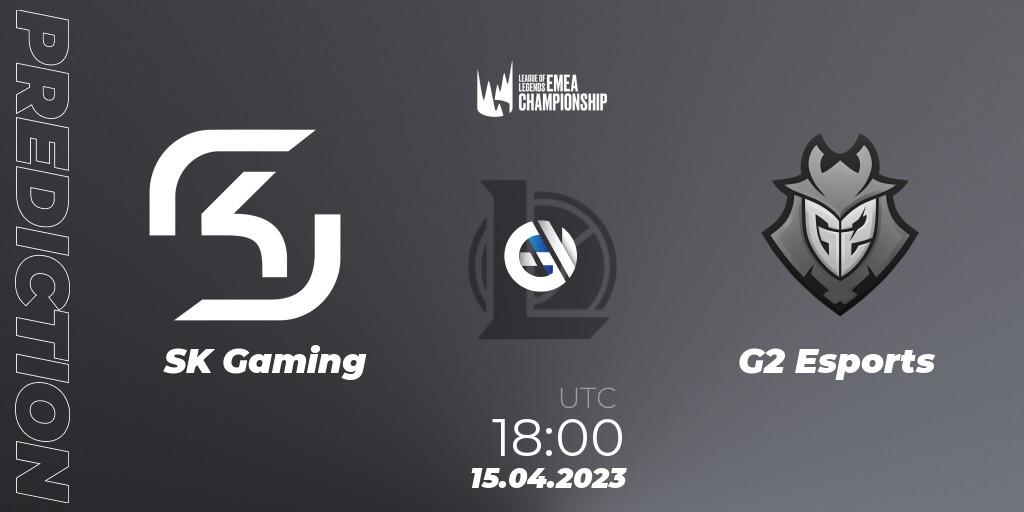 SK Gaming vs G2 Esports: Match Prediction. 15.04.23, LoL, LEC Spring 2023 - Group Stage