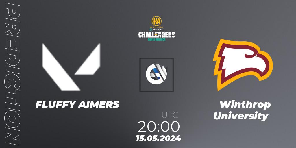 FLUFFY AIMERS vs Winthrop University: Match Prediction. 15.05.2024 at 20:00, VALORANT, VALORANT Challengers 2024: North America: Mid-Season Cup
