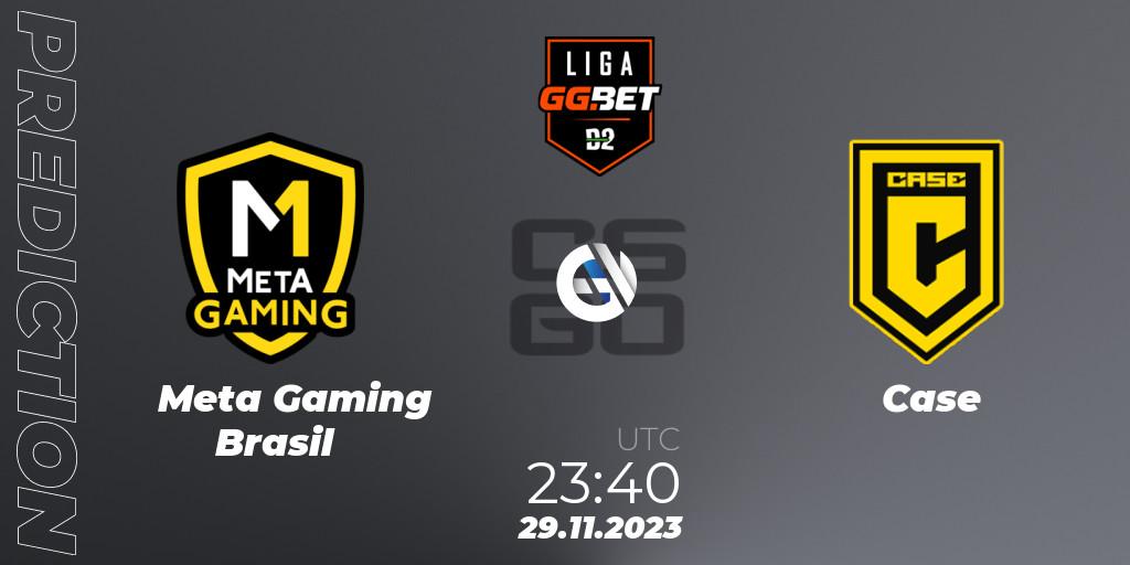 Meta Gaming Brasil vs Case: Match Prediction. 29.11.23, CS2 (CS:GO), Dust2 Brasil Liga Season 2