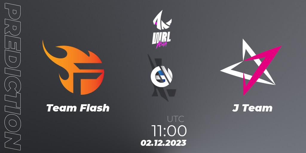 Team Flash vs J Team: Match Prediction. 02.12.23, Wild Rift, WRL Asia 2023 - Season 2 - Regular Season