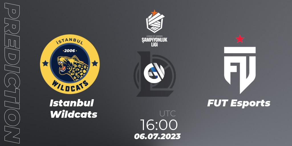 Istanbul Wildcats vs FUT Esports: Match Prediction. 06.07.2023 at 16:00, LoL, TCL Summer 2023 - Group Stage