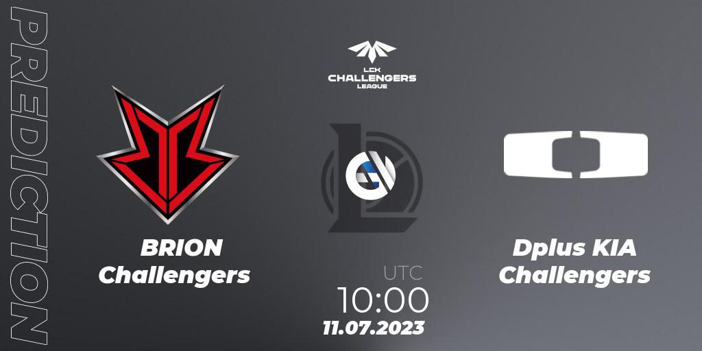 BRION Challengers vs Dplus KIA Challengers: Match Prediction. 11.07.23, LoL, LCK Challengers League 2023 Summer - Group Stage